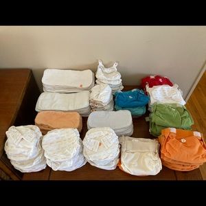 Lot of cloth diapers, g brand